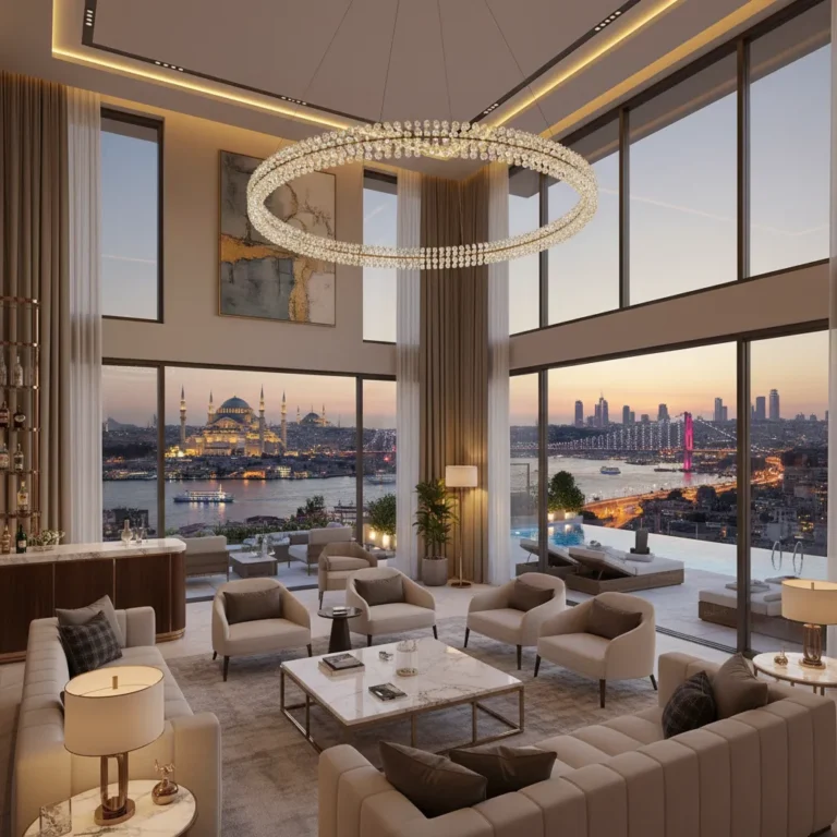 istanbul luxury apartment skyline