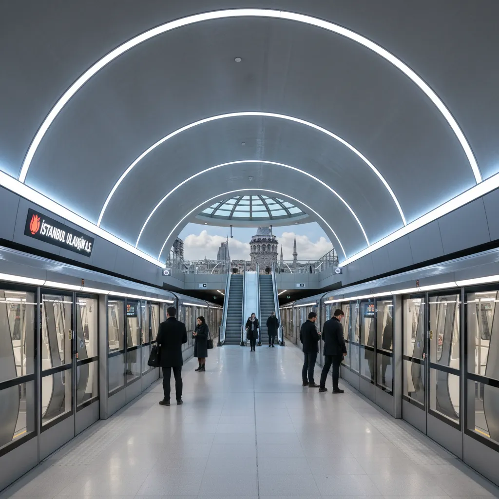 istanbul metro station modern