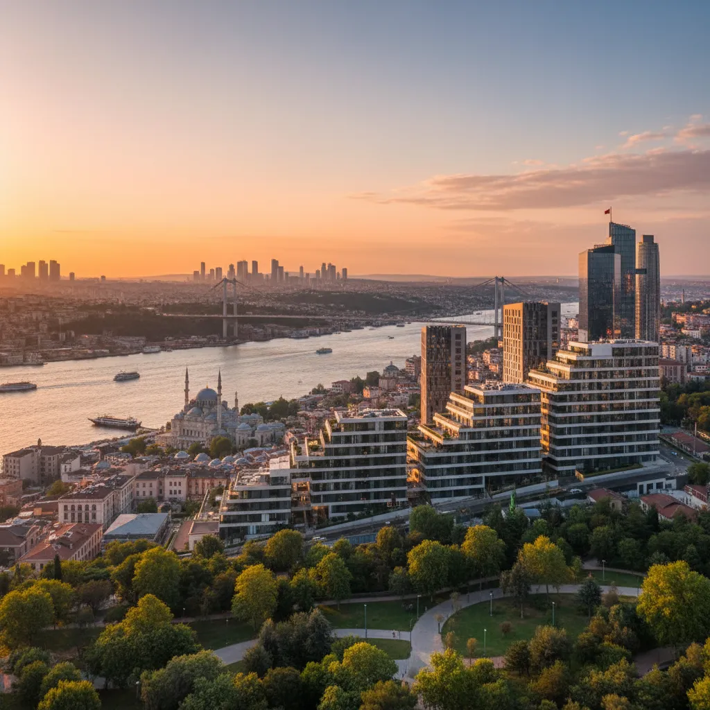 istanbul modern apartments skyline