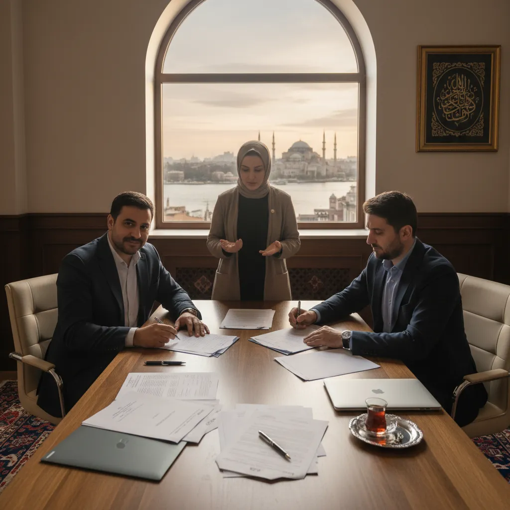 istanbul real estate contract signing