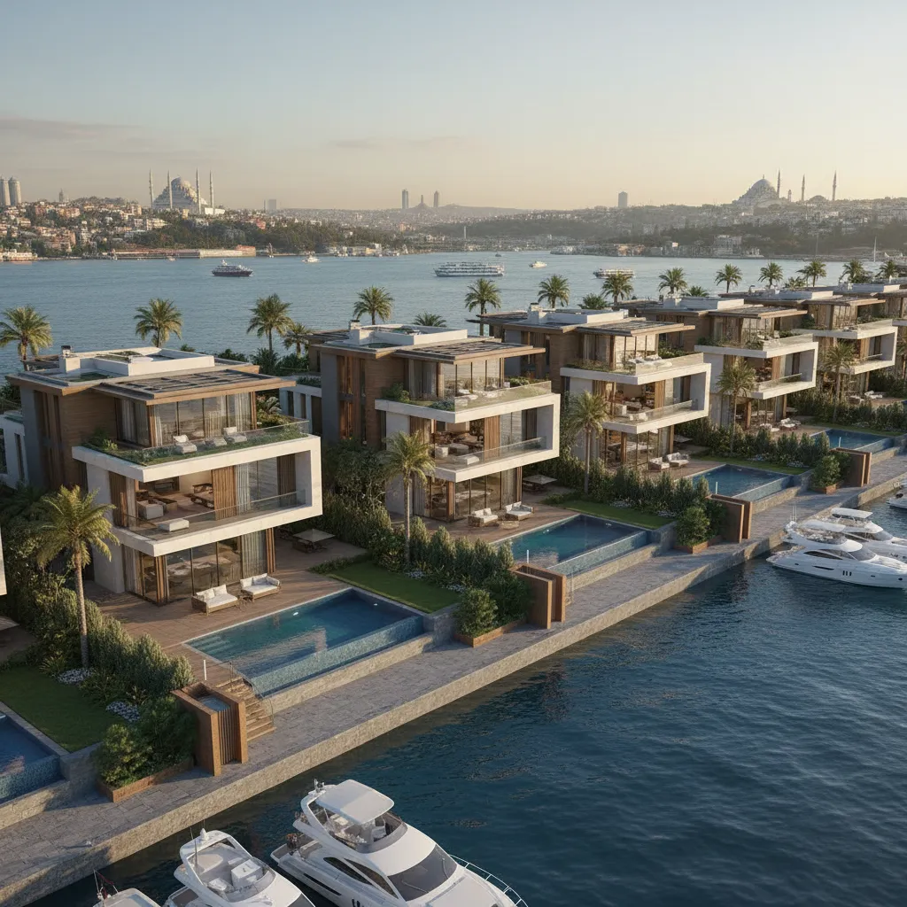 istanbul waterfront luxury villas