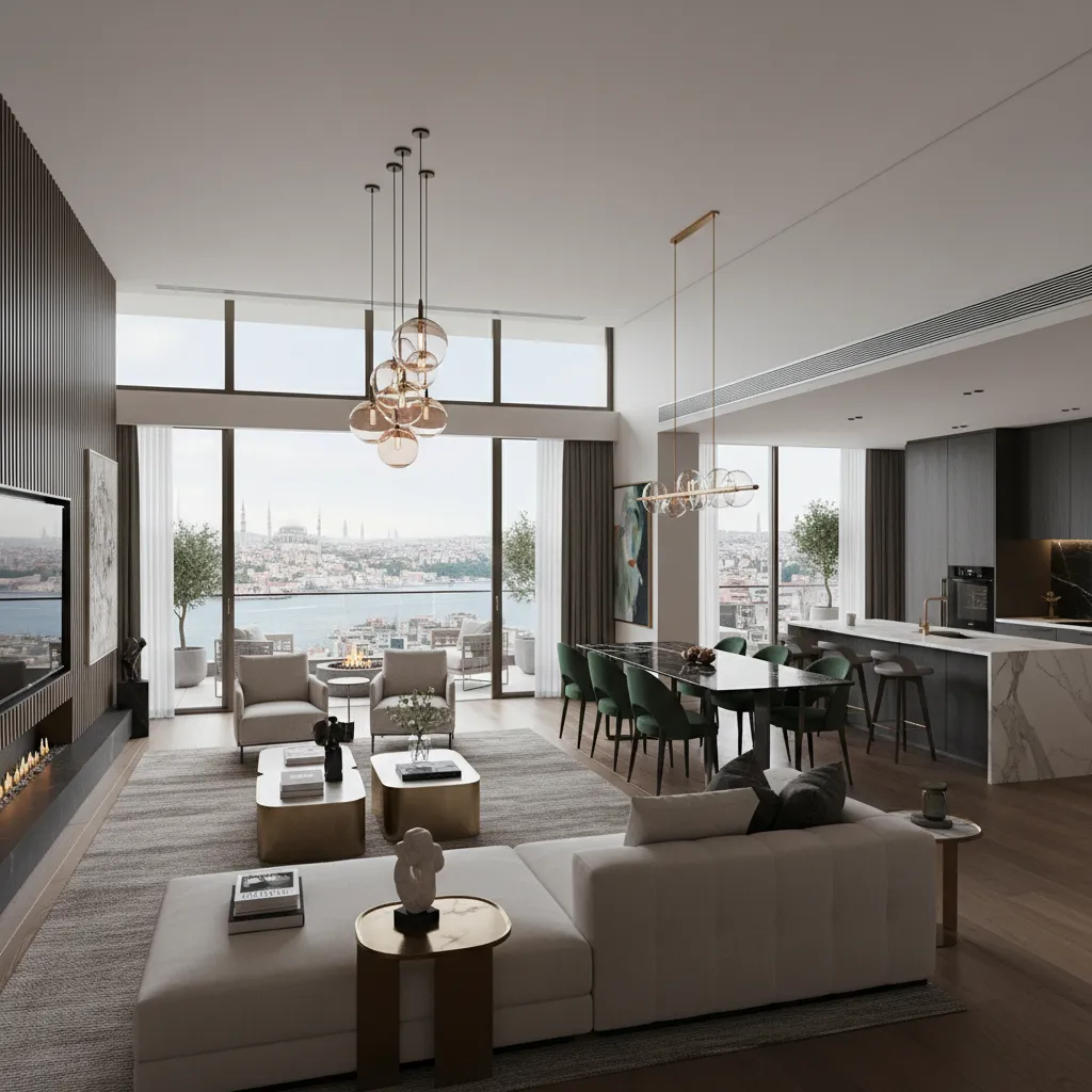 luxury apartment istanbul interior