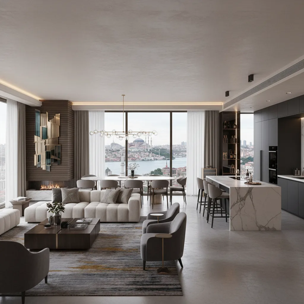 luxury istanbul apartment interior modern