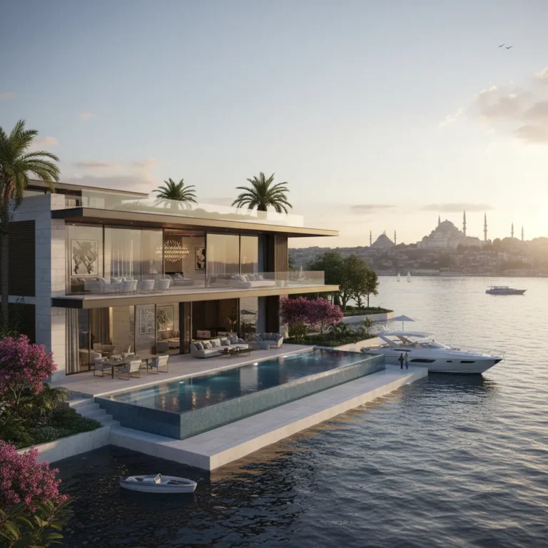 luxury villa istanbul waterfront
