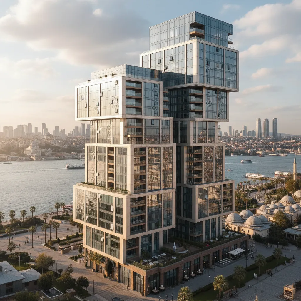 modern apartment building istanbul