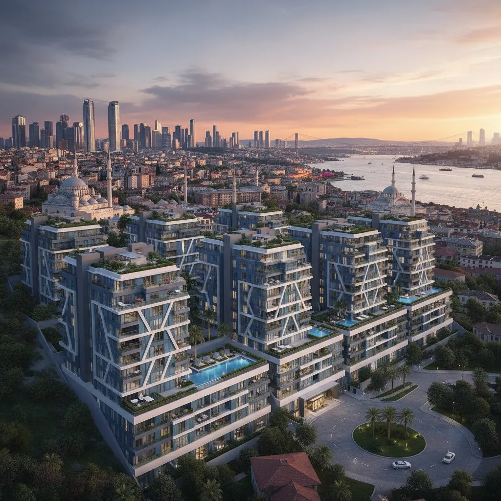 modern apartment complex istanbul
