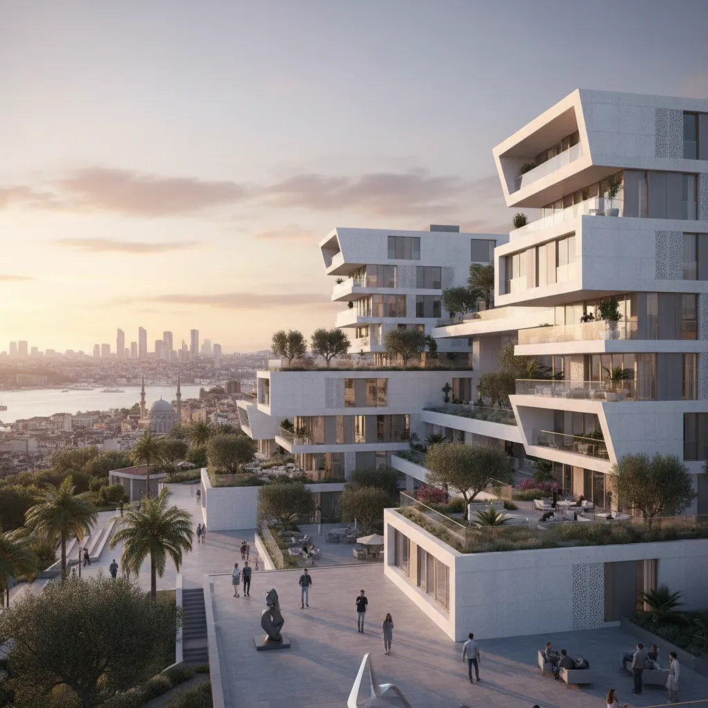 modern apartment complex istanbul