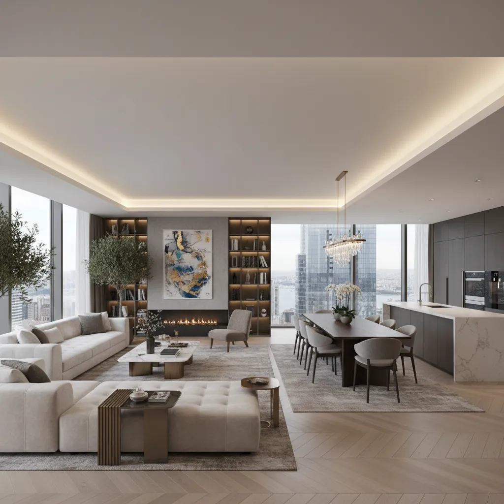 modern apartment interior maslak luxury
