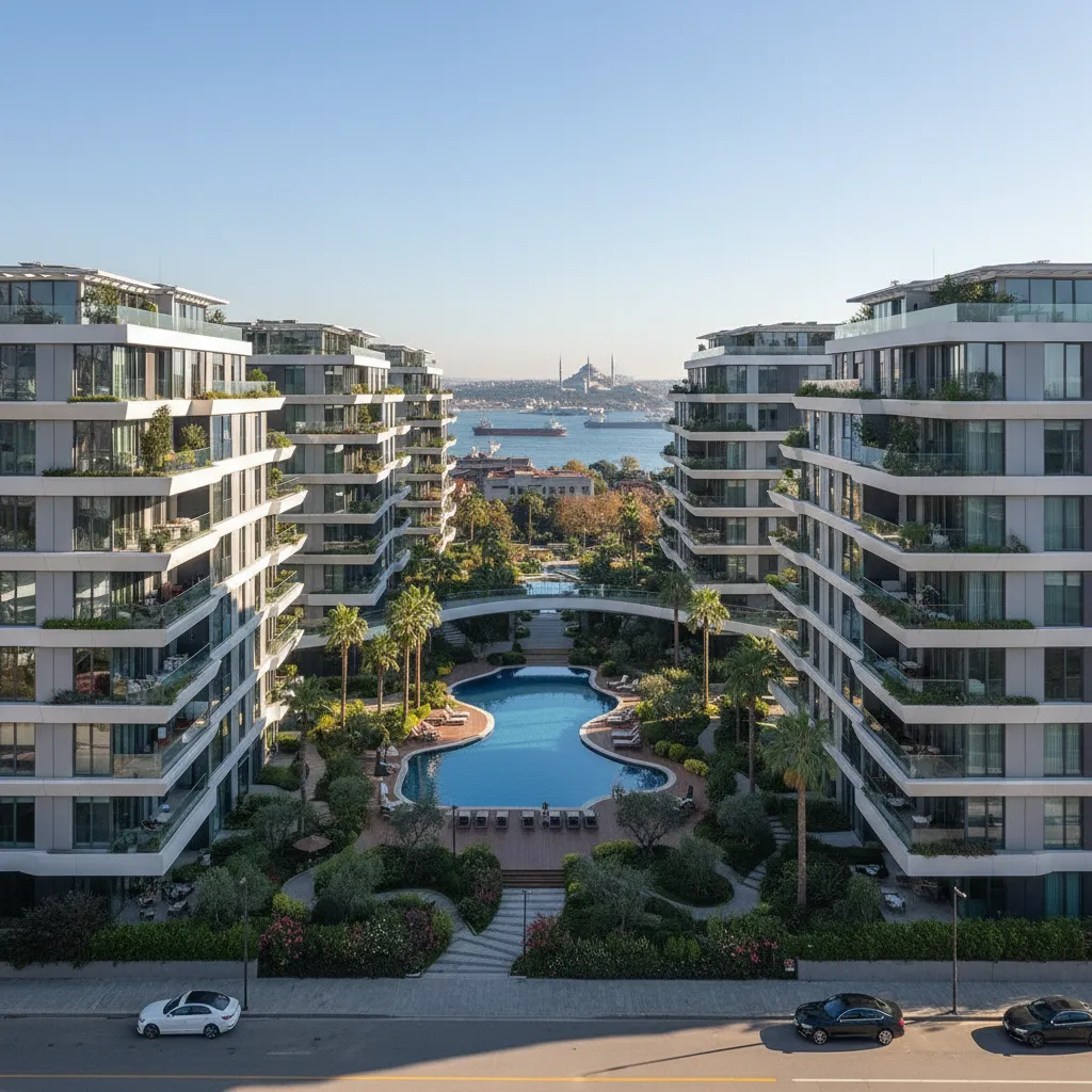 modern residential complex istanbul