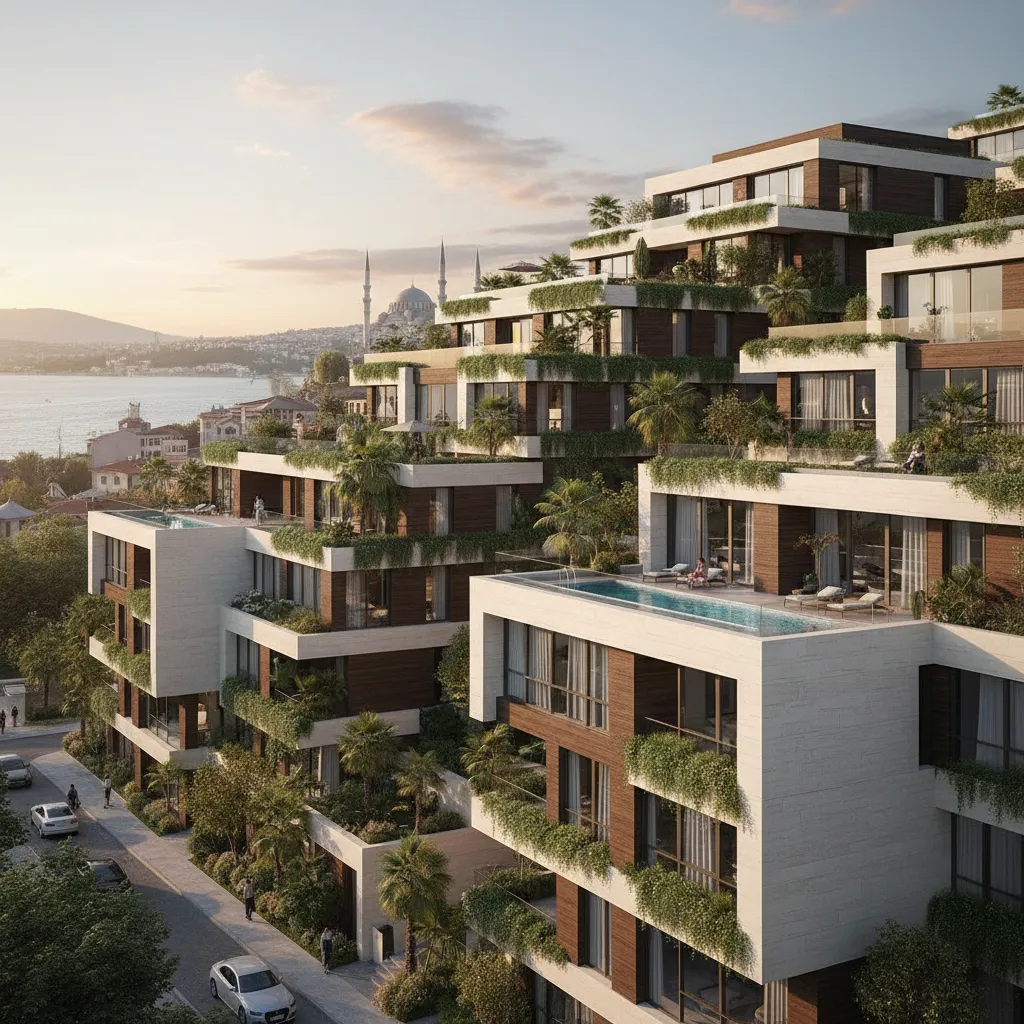 turkish apartment buildings modern