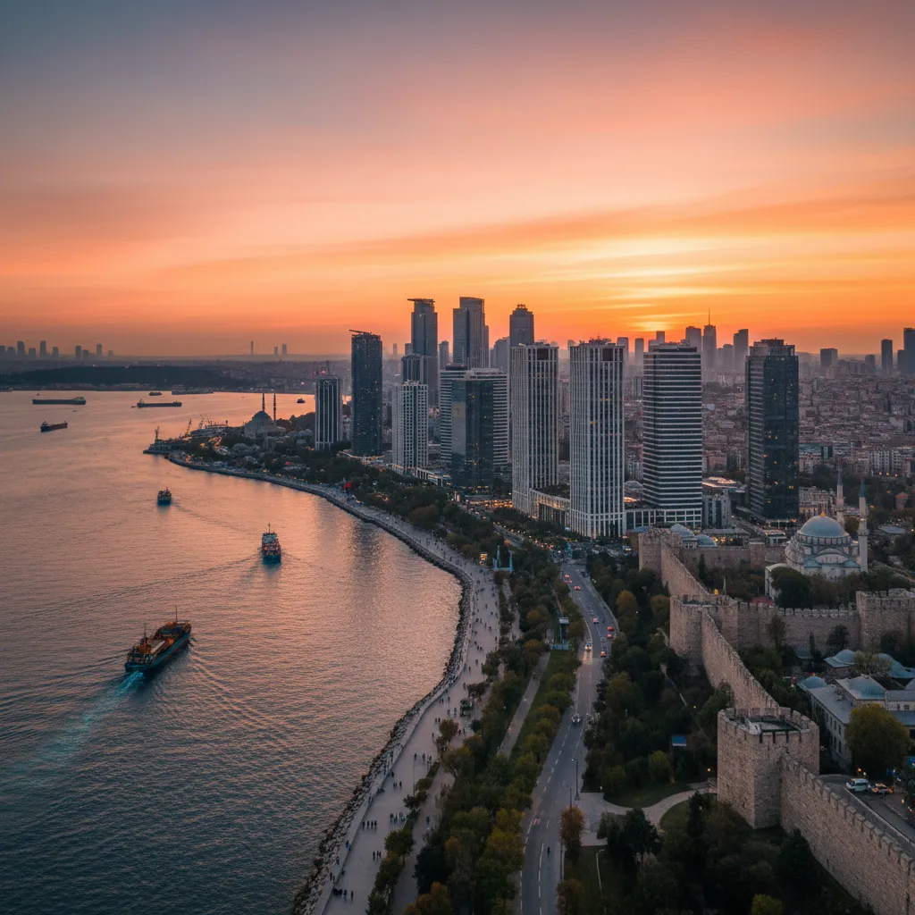 zeytinburnu istanbul skyline