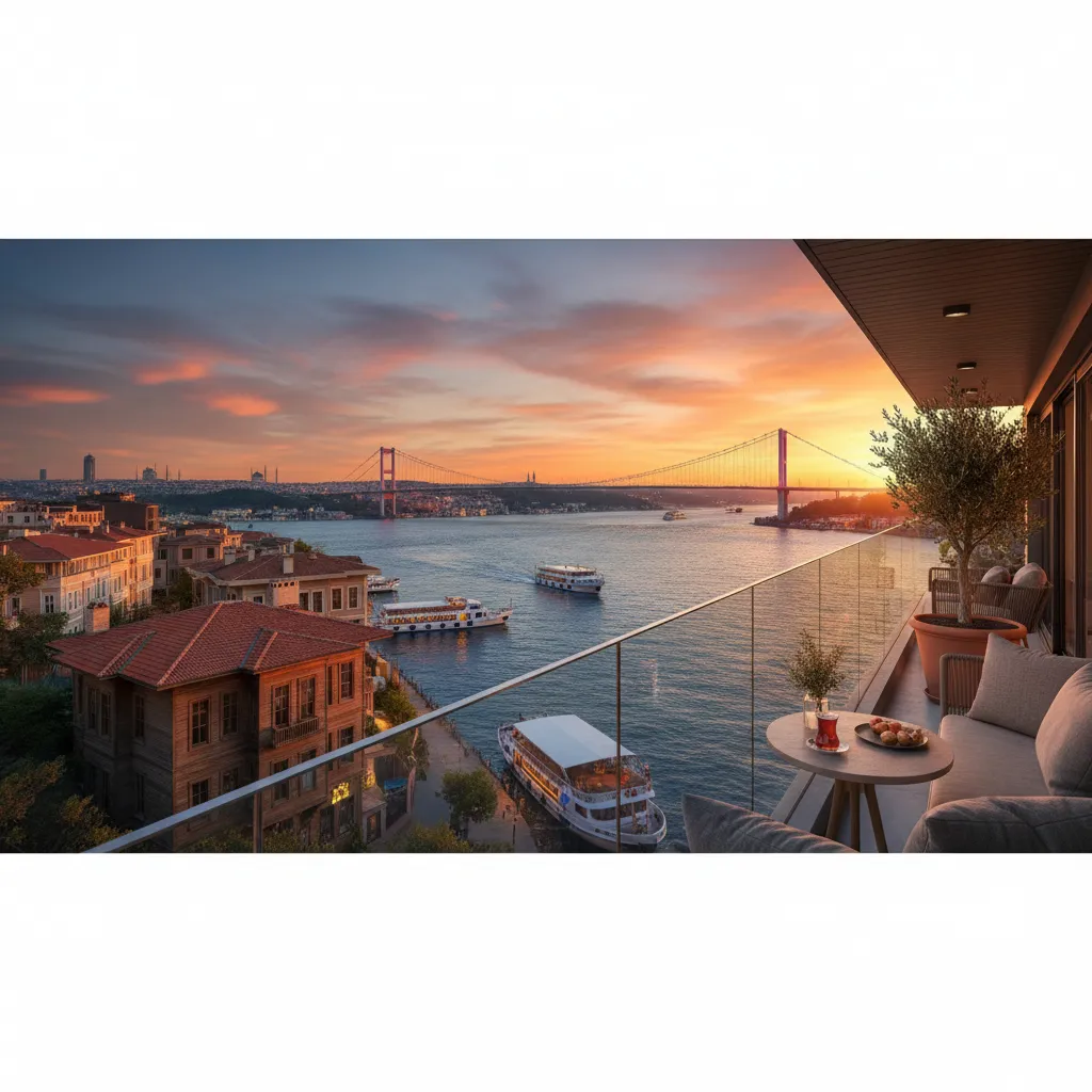 istanbul bosphorus apartments view