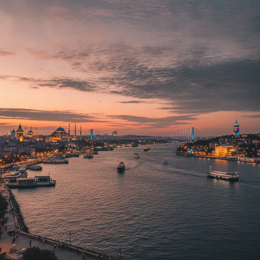 istanbul bosphorus skyline