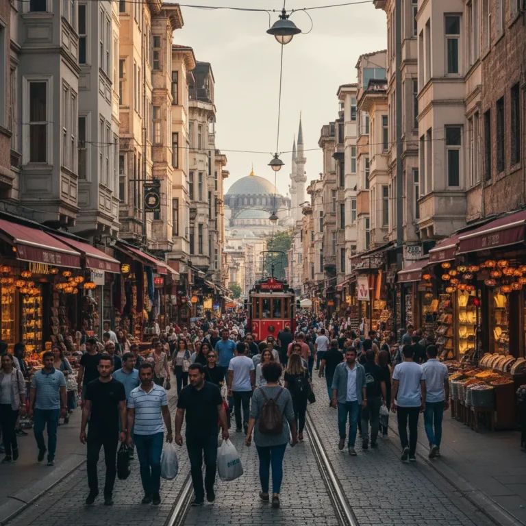 istanbul commercial shops street