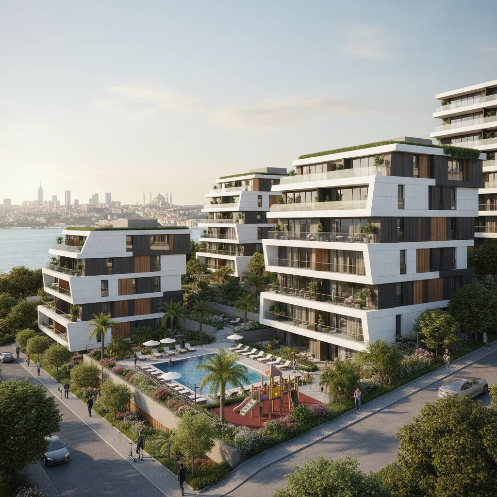 istanbul residential neighborhood modern