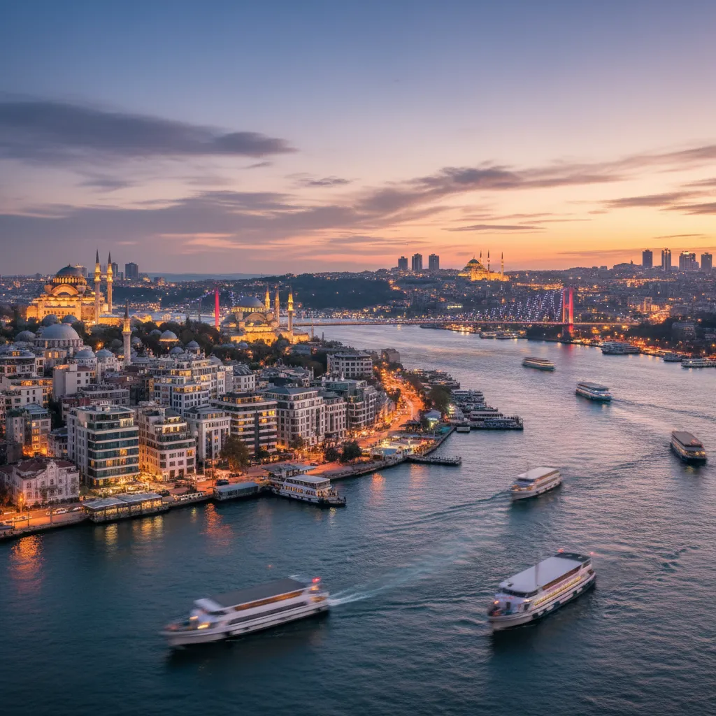 istanbul skyline bosphorus apartments
