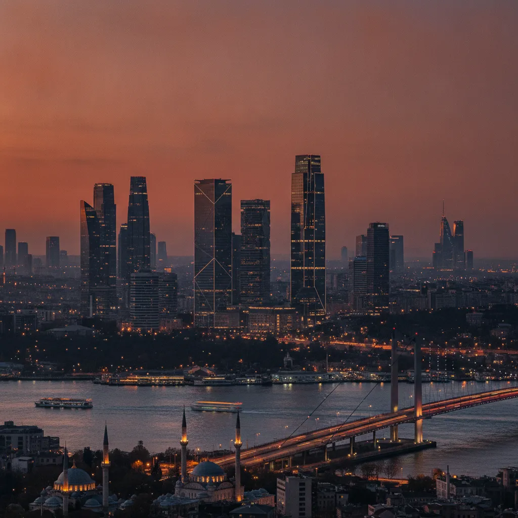 istanbul skyline modern buildings