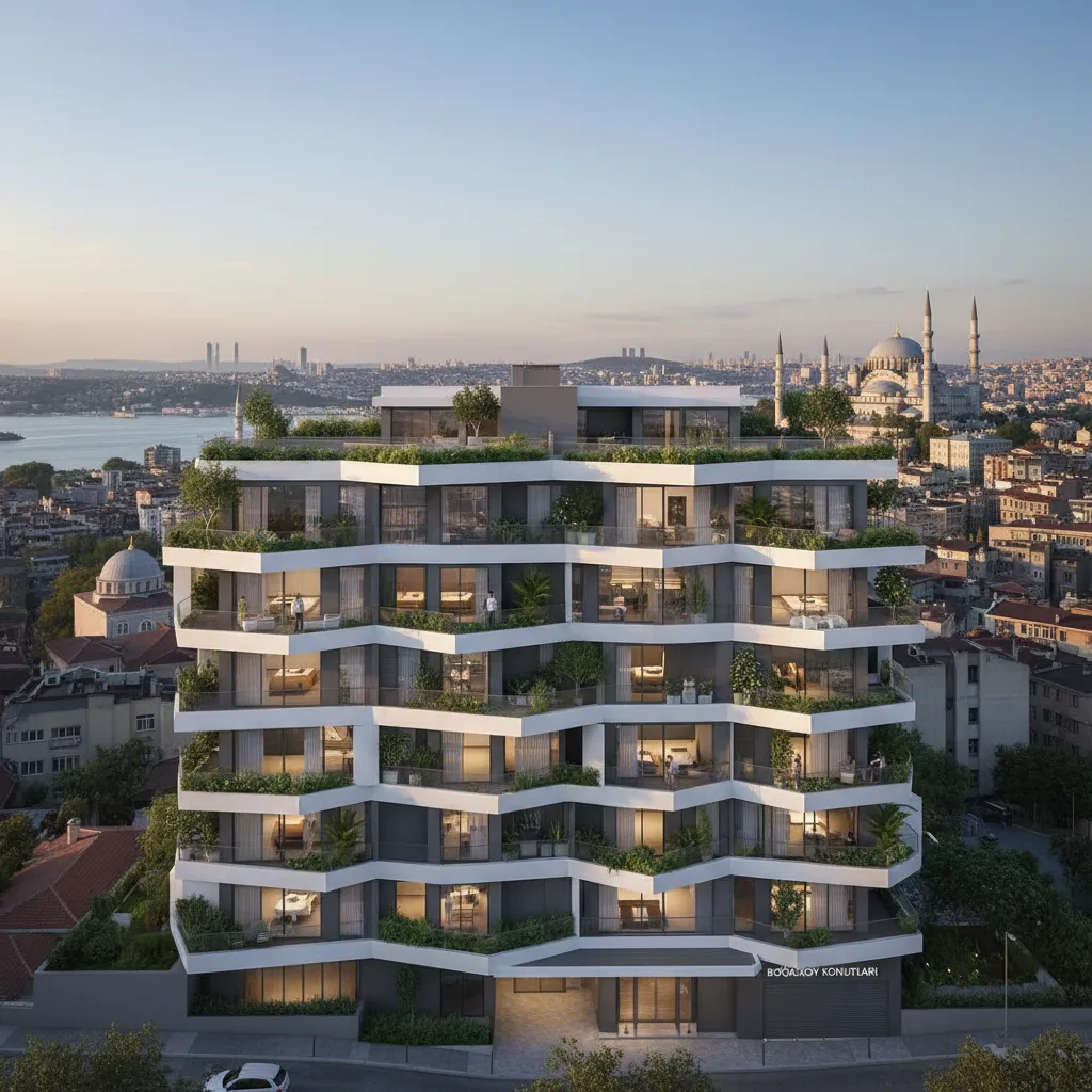 modern apartment building istanbul