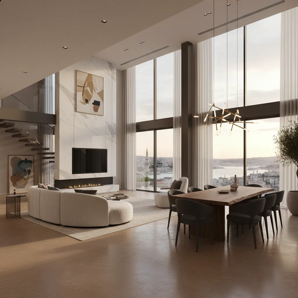 modern villa interior istanbul luxury
