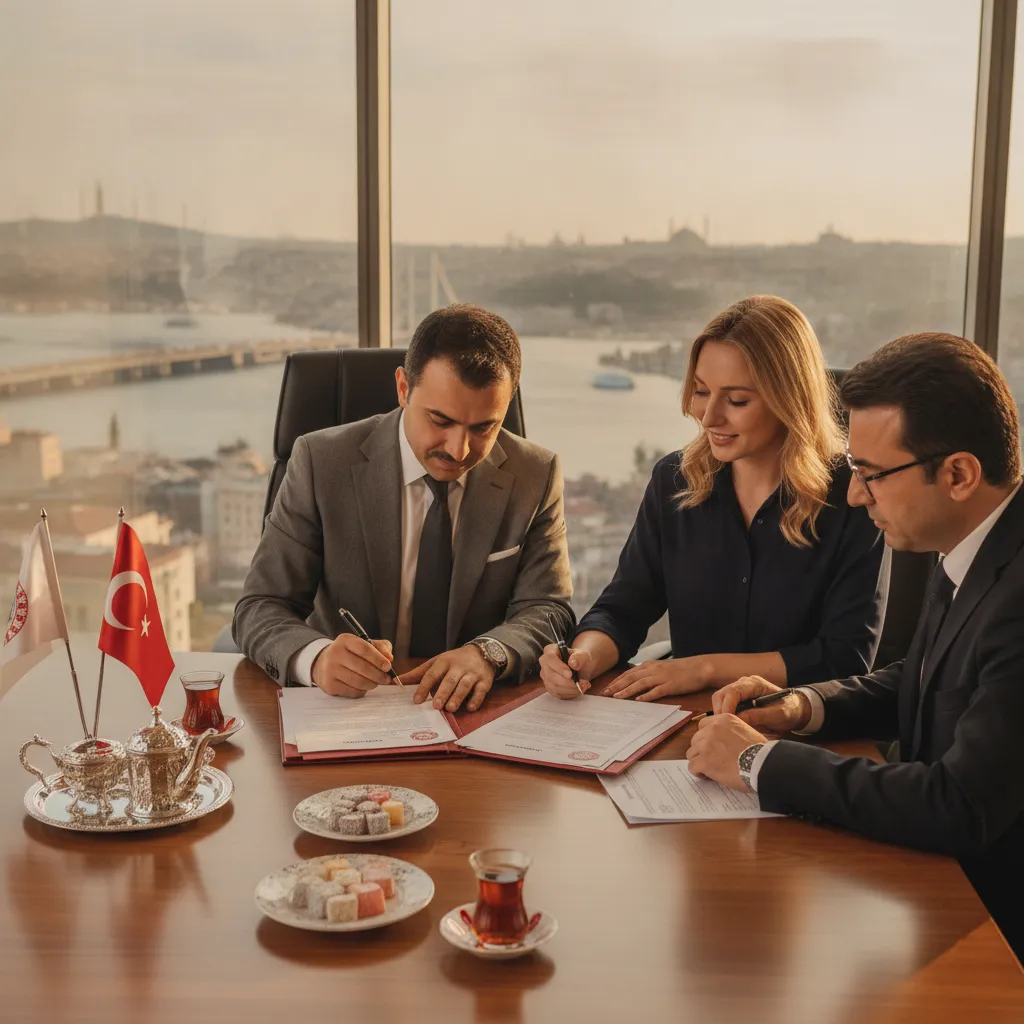turkey real estate contract signing