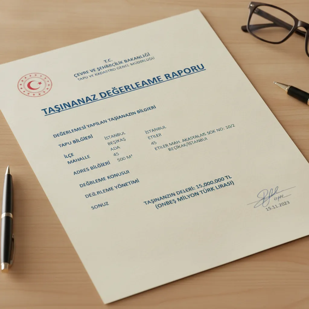 turkish property appraisal document
