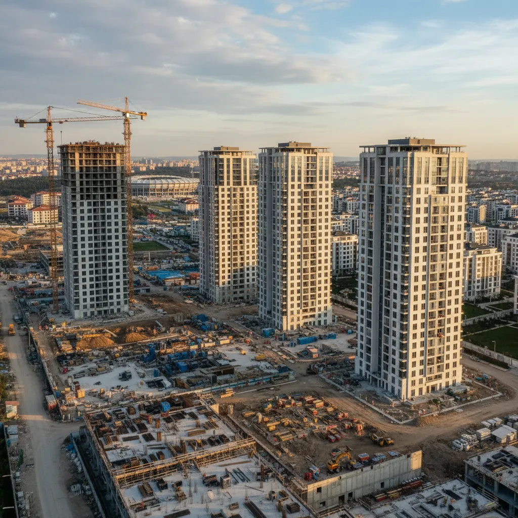 basaksehir modern apartments construction