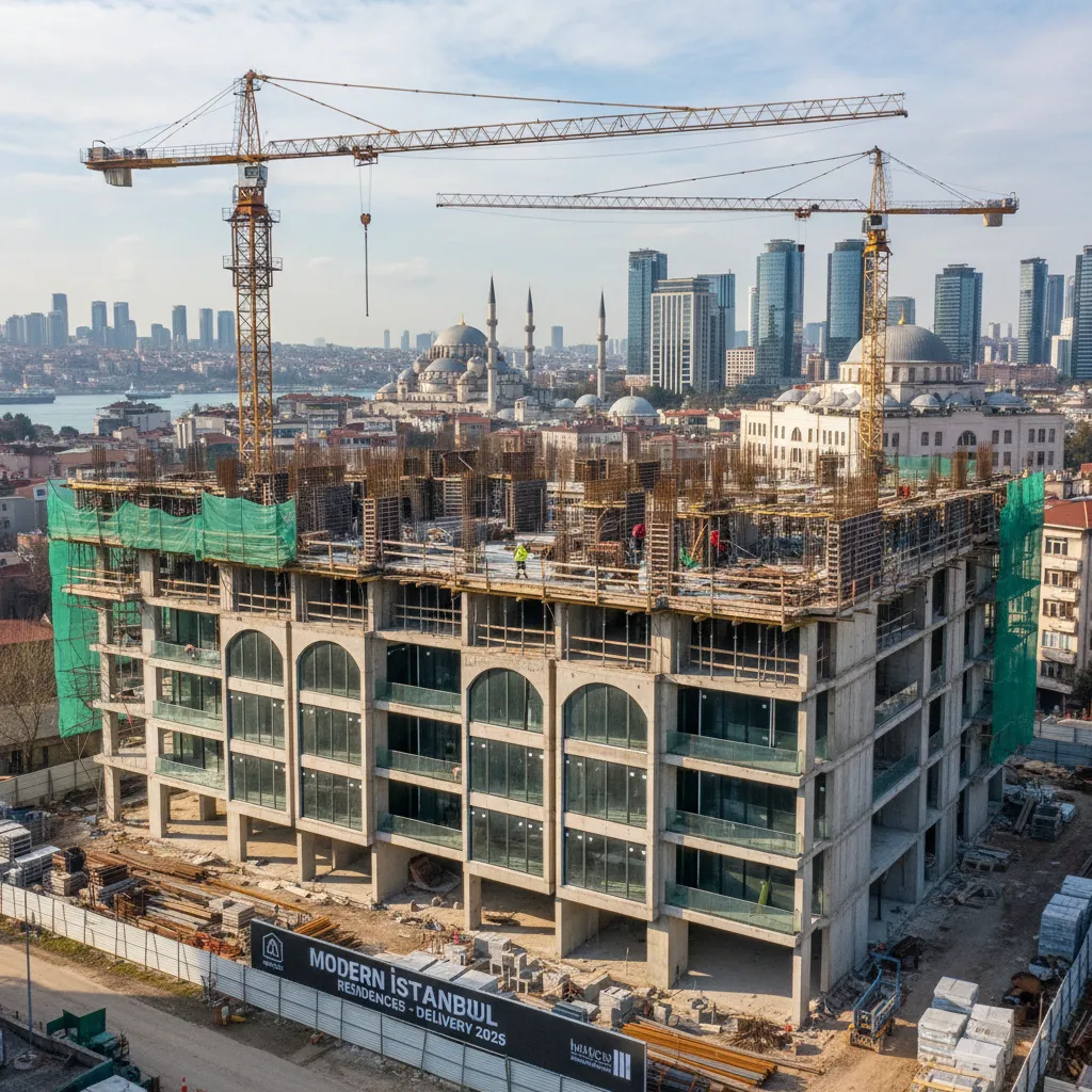 istanbul apartment construction site modern