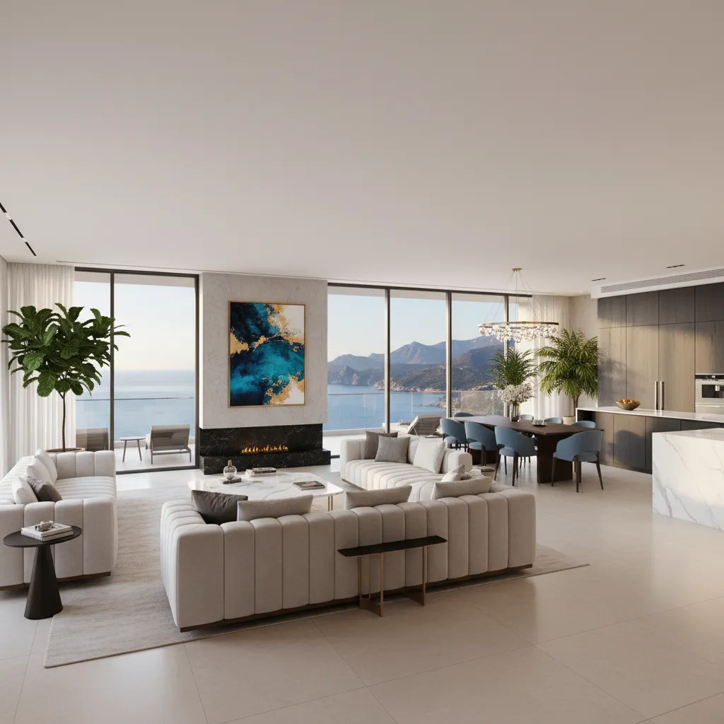 luxury apartment interior antalya