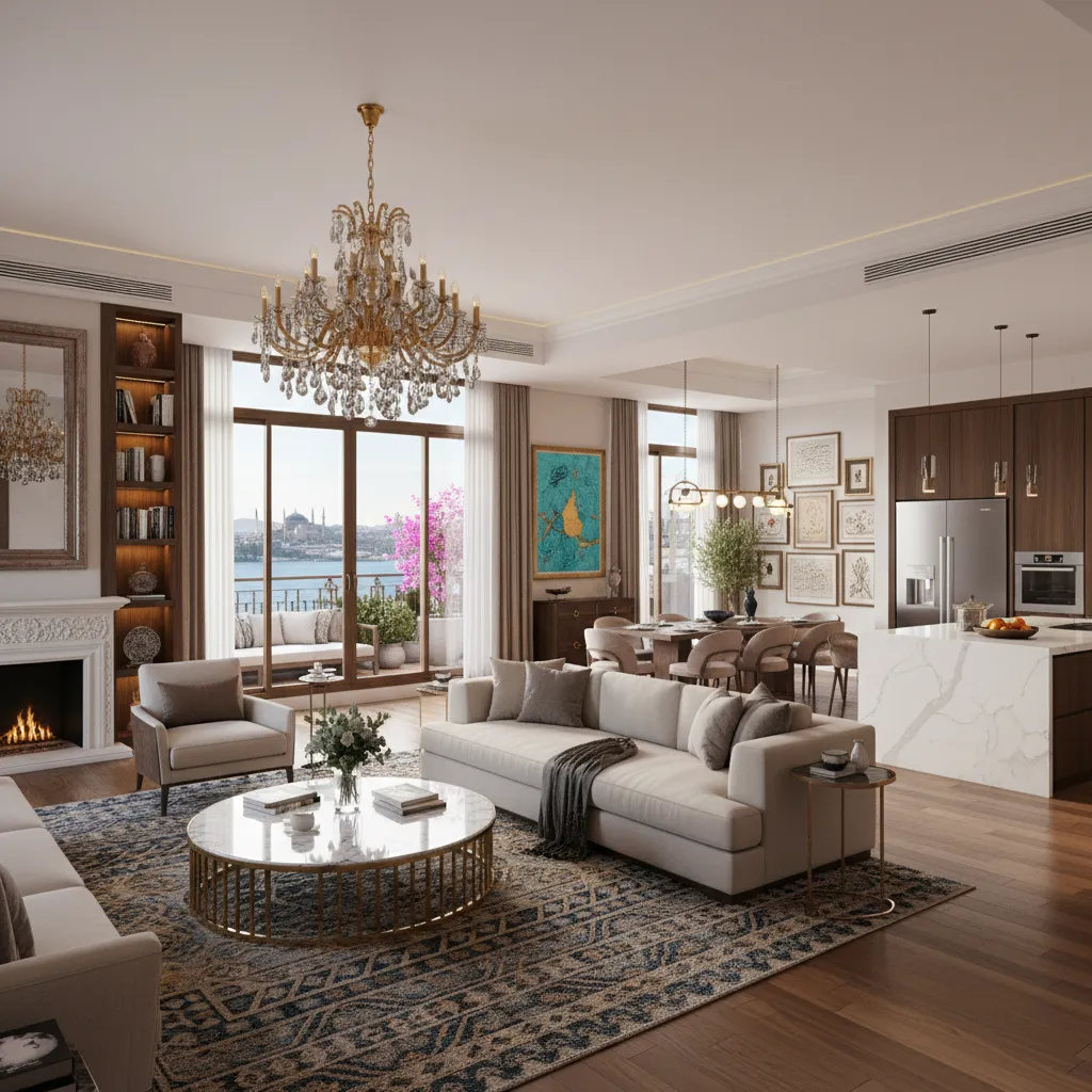 luxury apartment interior turkey