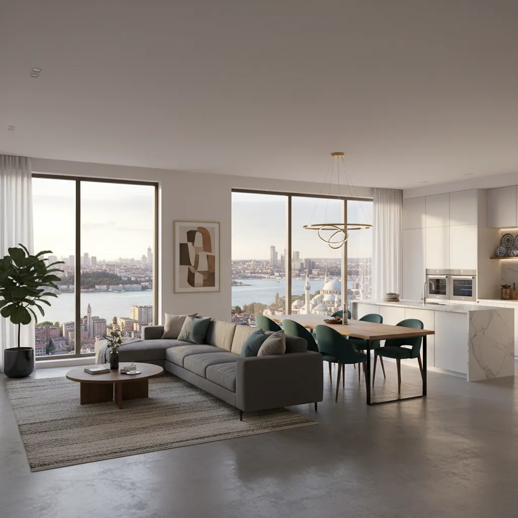 modern istanbul apartment interior