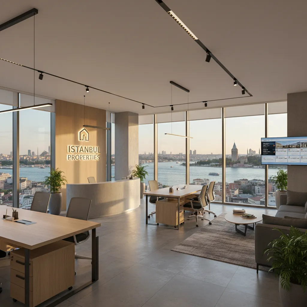 modern real estate office istanbul